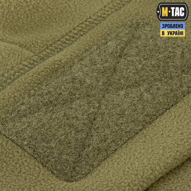 4 - Шапка флісова M-Tac Watch Cap Elite з Velcro. Хакі