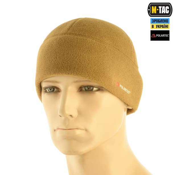 1 - Шапка флісова M-Tac Watch Cap Polartec. Койот