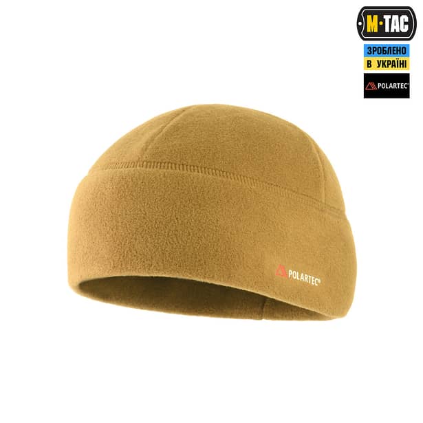 2 - Шапка флісова M-Tac Watch Cap Polartec. Койот