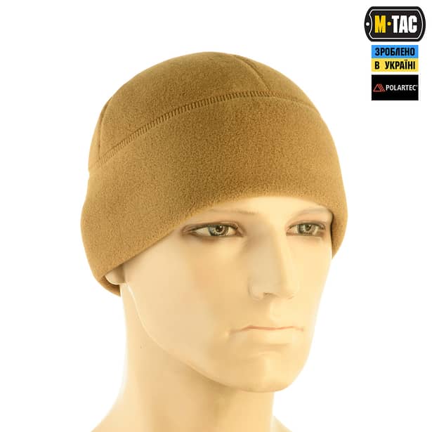 6 - Шапка флісова M-Tac Watch Cap Polartec. Койот