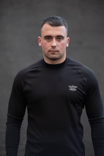 1 - Гольф із мікродайвінгу MILITARY. Чорний