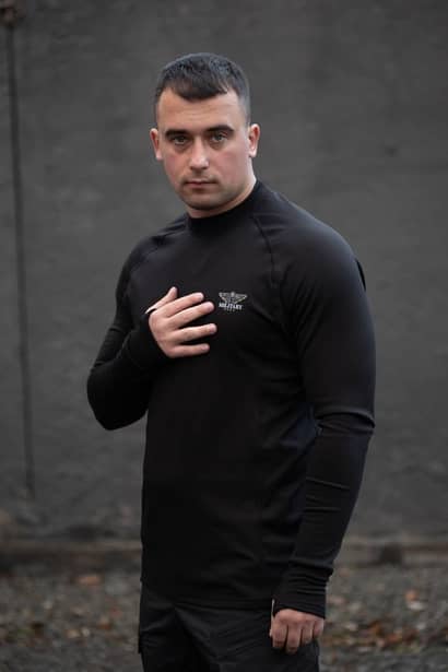 3 - Гольф із мікродайвінгу MILITARY. Чорний