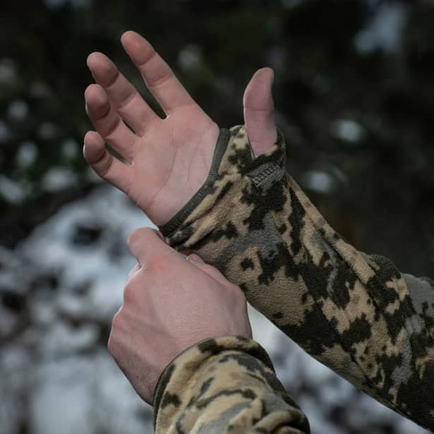 7 - Кофта флісова M-Tac Delta Fleece. Піксель