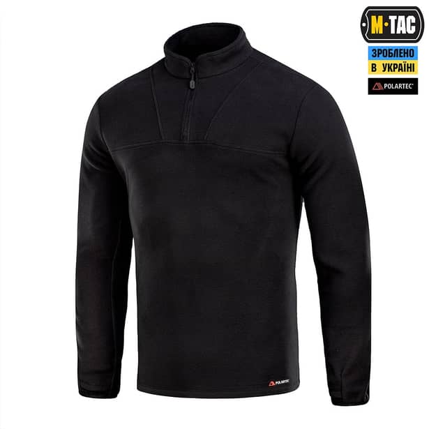 1 - Кофта флісова M-Tac Delta Polartec. Чорний