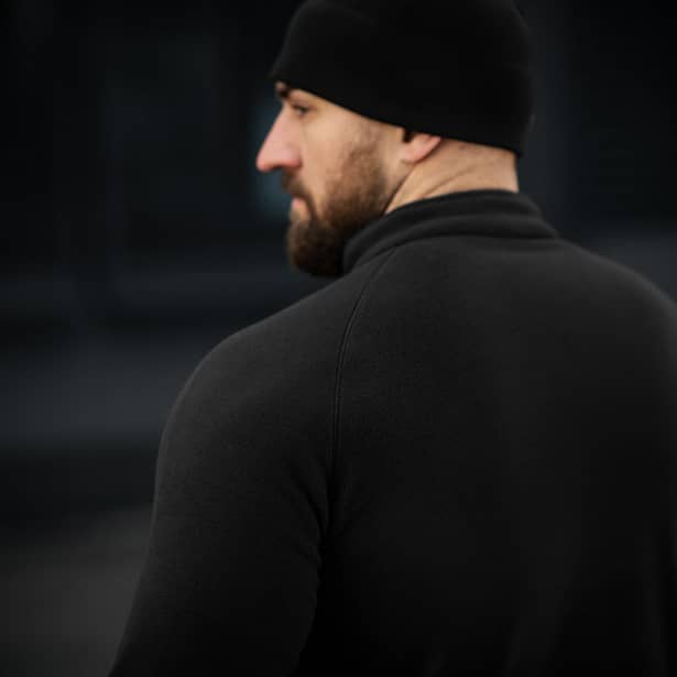 9 - Кофта флісова M-Tac Delta Polartec. Чорний