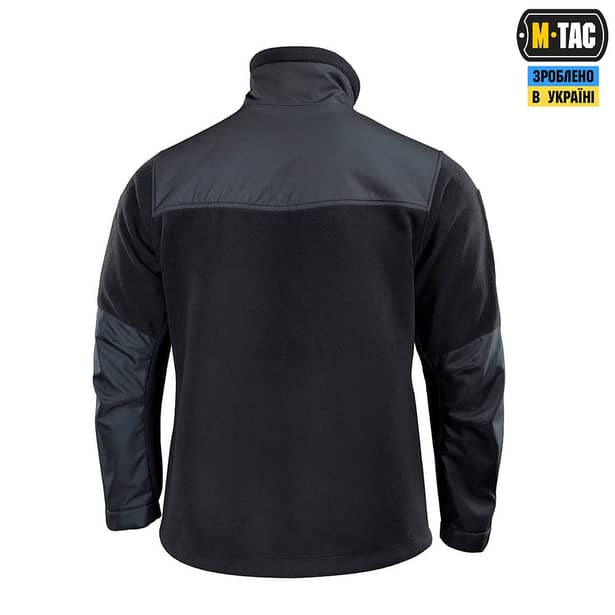 4 - Флісова куртка-кофта M-Tac Alpha Microfleece Gen.II. Чорний