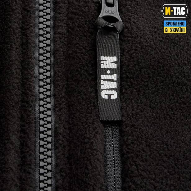 6 - Флісова куртка-кофта M-Tac Alpha Microfleece Gen.II. Чорний