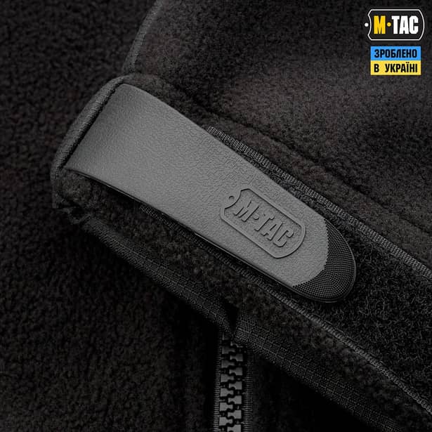 5 - Флісова куртка-кофта M-Tac Alpha Microfleece Gen.II. Чорний