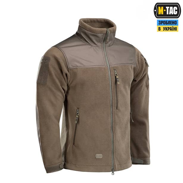 2 - Флісова куртка-кофта M-Tac Alpha Microfleece Gen.II. Олива