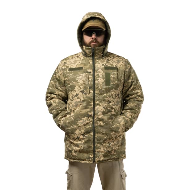 3 - Куртка зимова на флісі. Піксель