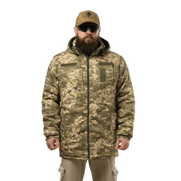 11 - Куртка зимова на флісі. Піксель