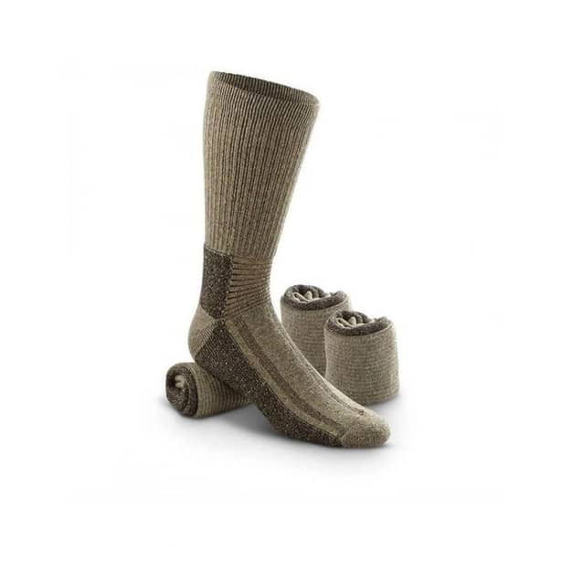 1 - Носки трекинговые Mil-Tec Swedish Boot Socks, Олива