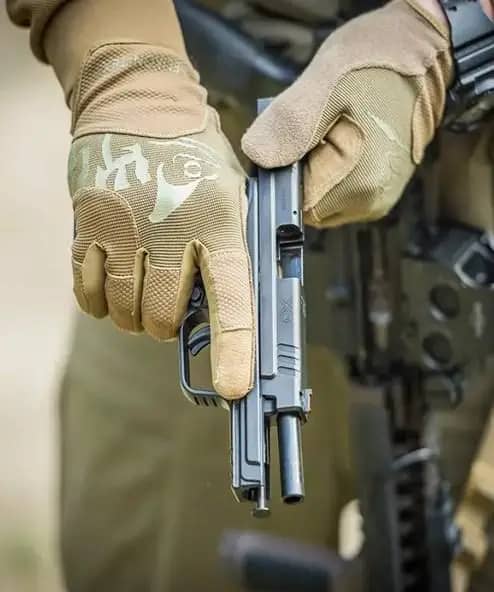 2 - Перчатки тактические Helikon All Round Fit Tactical, Койот