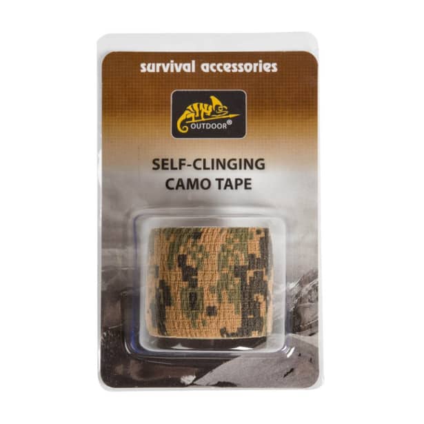 2 - Камуфляжная эластичная лента Helikon Digital Woodland, 3,5м