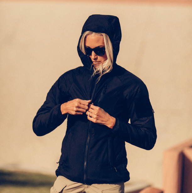 8 - Куртка женская Helikon Wolfhound Hoodie. Черный