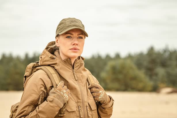 7 - Тактическая кепка Helikon PolyCotton Ripstop складная. Койот