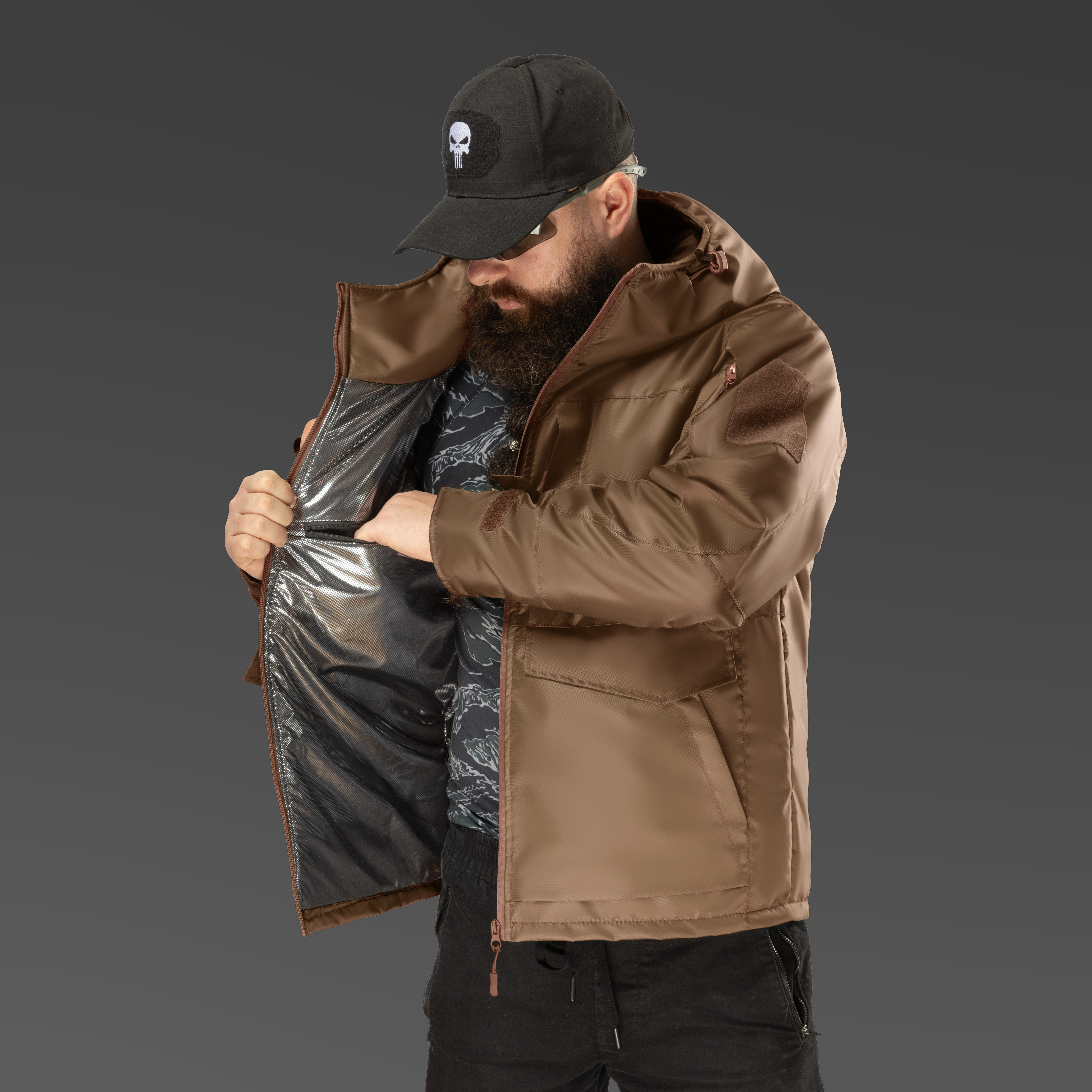 5 - Куртка утепленная Combatant SNOWHUNTER. Койот