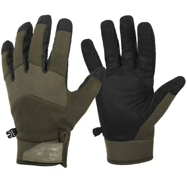 1 - Перчатки тактические Helikon Impact Duty Winter Mk2 термоизолированные, Олива