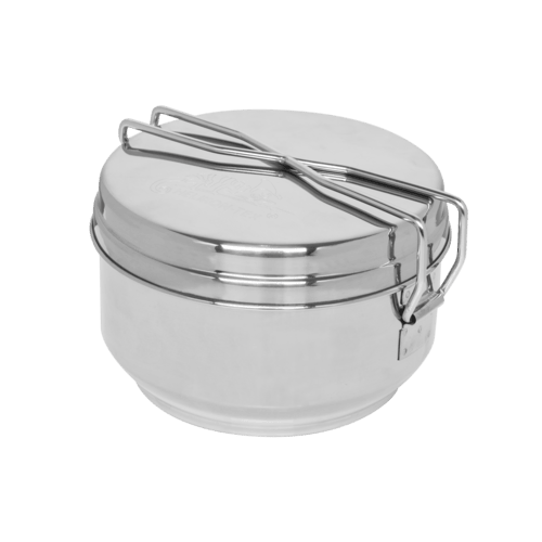 1 - Набір посуду Helikon Mess Tin (кастрюля + кастрюля + сковорідка) із нержавіючої сталі