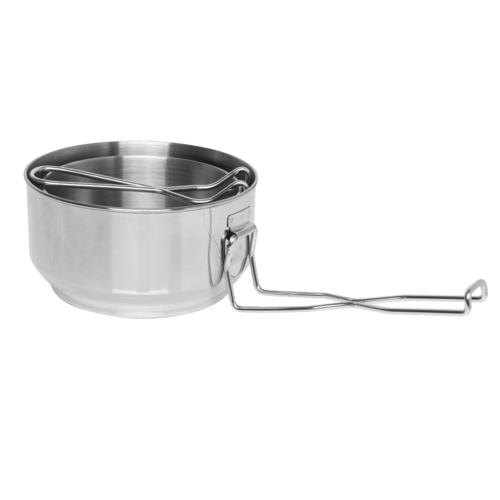 2 - Набір посуду Helikon Mess Tin (кастрюля + кастрюля + сковорідка) із нержавіючої сталі