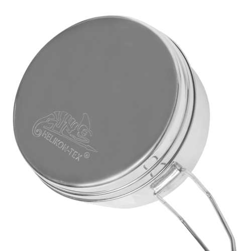 6 - Набір посуду Helikon Mess Tin (кастрюля + кастрюля + сковорідка) із нержавіючої сталі