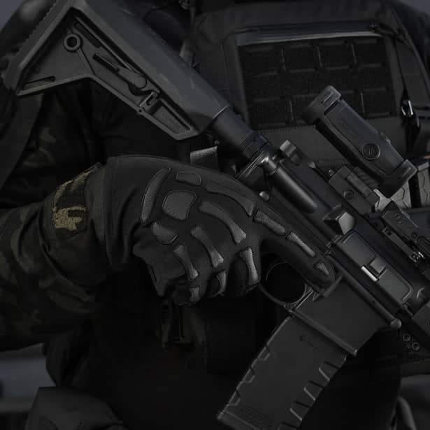 14 - Рукавички M-Tac Skeleton Nomex Чорний