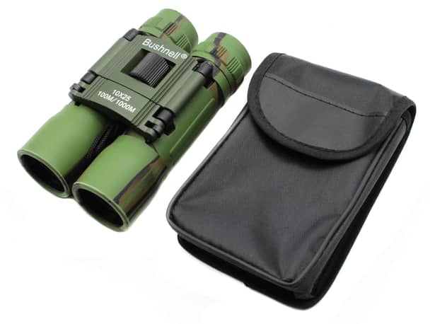 4 - Бінокль Bushnell 4789 10х25 з чохлом. Камуфляж