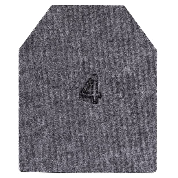 1 - Сталева бронеплита 4-го класу. Вага 3.2 кг. Розмір 25 на 30 см