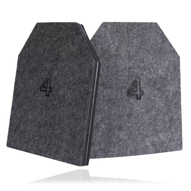 4 - Сталева бронеплита 4-го класу. Вага 3.2 кг. Розмір 25 на 30 см