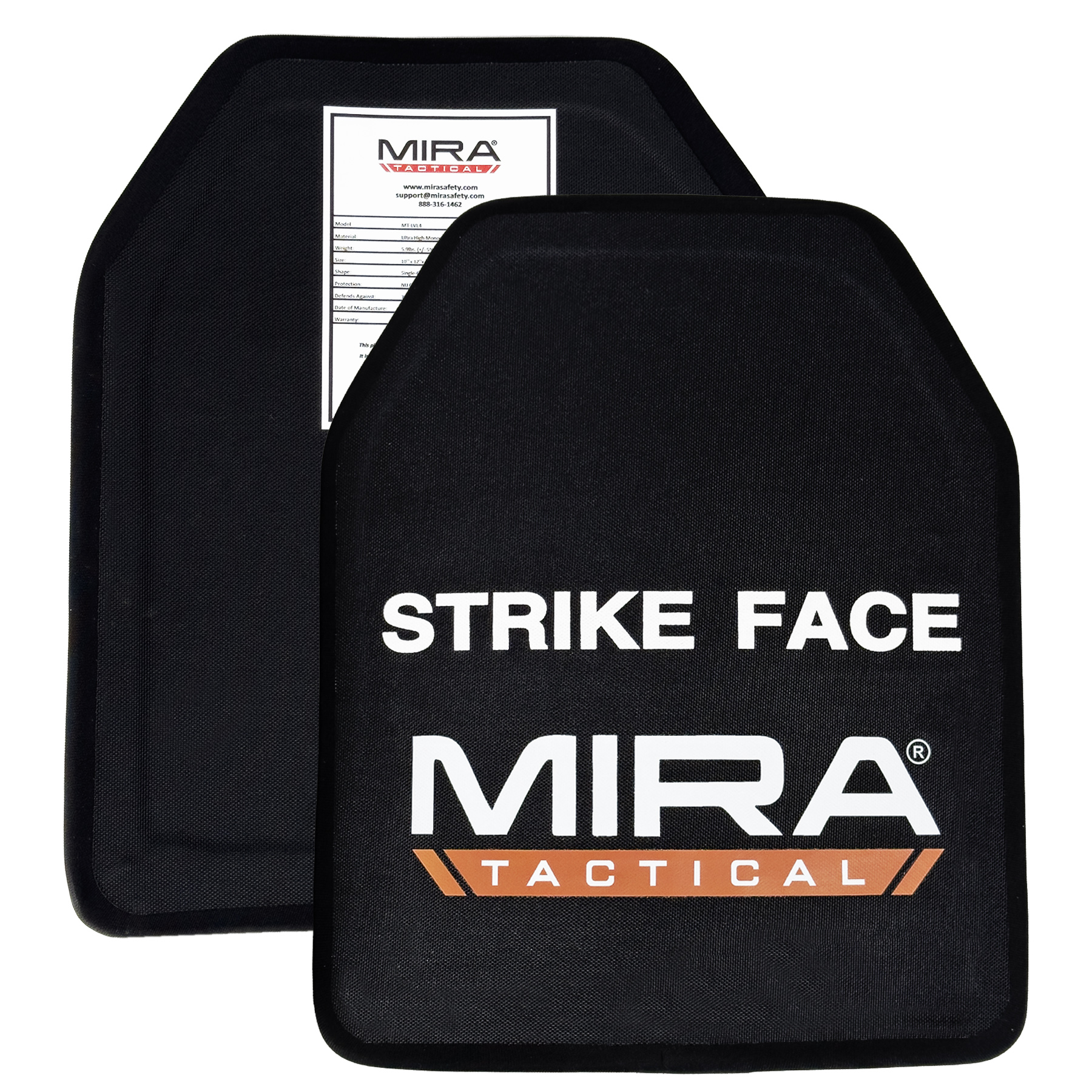 6 - Керамічна бронеплита 6-го класу MIRA MT-LVL4. Вага 2,8 кг. Розмір 25 на 30 см.