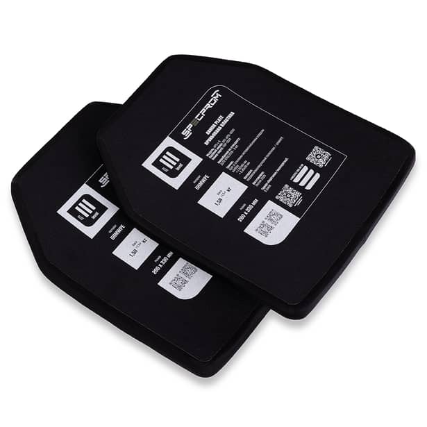 8 - Поліетиленова бронеплита S-Line 3-го класу SPECPROM. Вага 1,58 кг. Розмір 26 на 33 см.