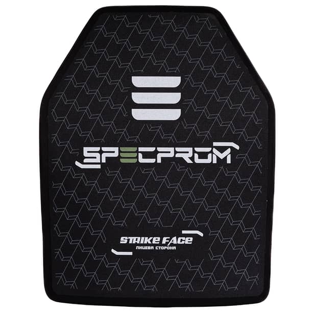 2 - Поліетиленова бронеплита S-Line 3-го класу SPECPROM. Вага 1,77кг. Розмір 27.5 на 35 см.