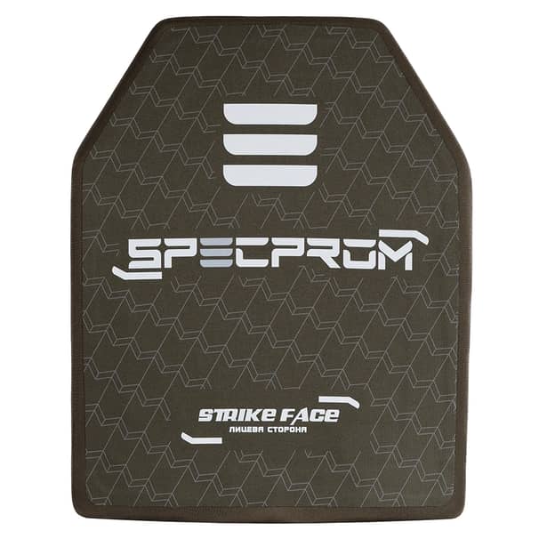 2 - Керамическая бронеплита S-Line 5-го класса SPECPROM. Вес 2.9 кг. Размер 26 на 33 см.
