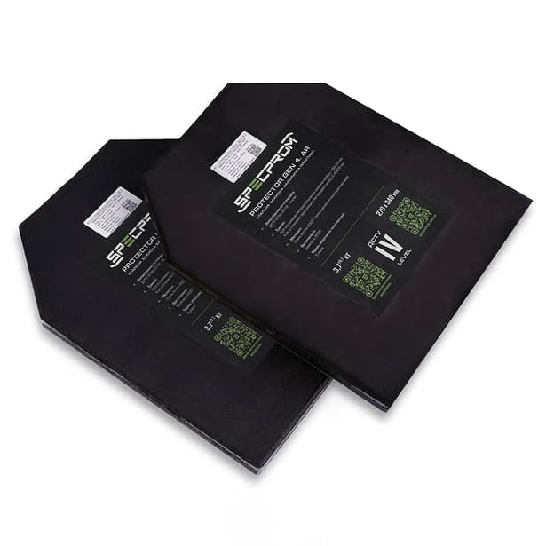 9 - Сталева бронеплита 4-го класу. Вага 3.7 кг. Розмір 27 на 33 см.