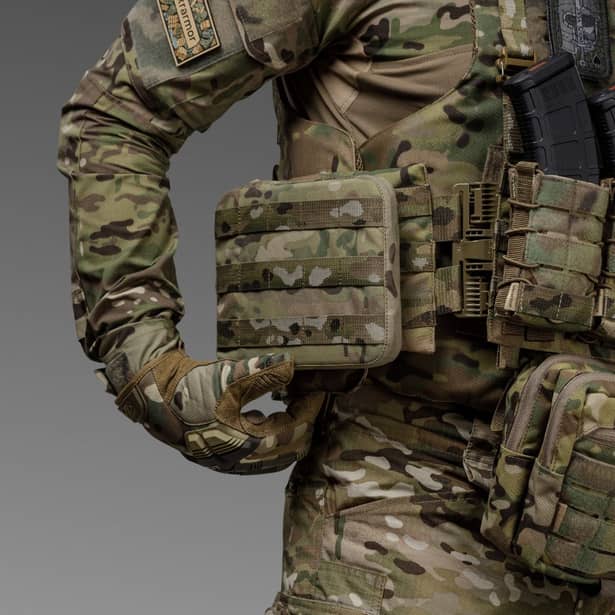 4 - Бокові бронепластини 3-го класу НВМПЕ. SPECPROM. Вага 0.62кг. Размер 21.5 на 16см. Мультикам. 2шт