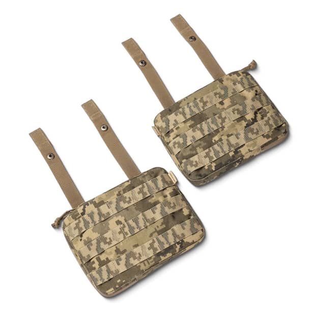 15 - Бокові бронепластини НВМПЕ 3-го класу SPECPROM. Вага 0.62кг. Размер 21.5 на 16см. Піксель. 2шт