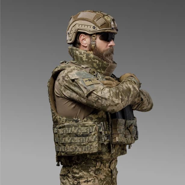 6 - Бокові бронепластини НВМПЕ 3-го класу SPECPROM. Вага 0.62кг. Размер 21.5 на 16см. Піксель. 2шт