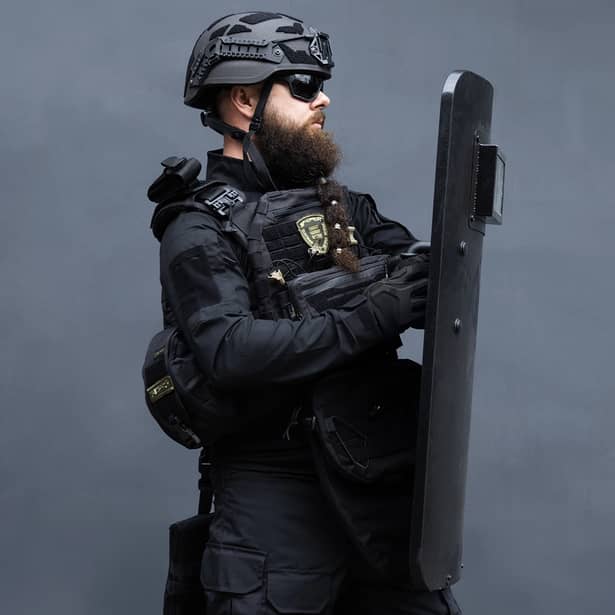 5 - Балістичний щит 2 класу захисту, чорний