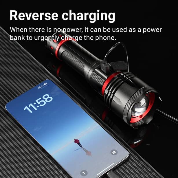 7 - Фонарь ручной YEMAO YM-B631-D 2500LM