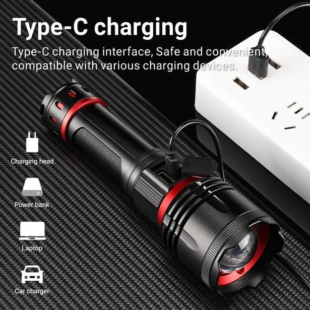 10 - Фонарь ручной YEMAO YM-B631-D 2500LM