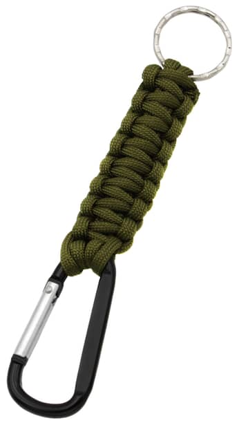 1 - Брелок с карабином и паракордом для ключей
