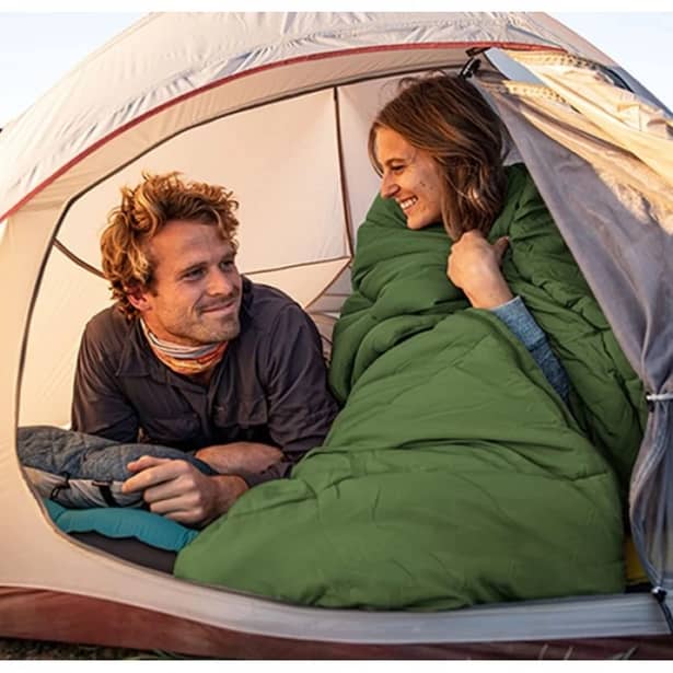 4 - Спальний мішок Naturehike F150 NH22MSD05 правий. Темно-зелений