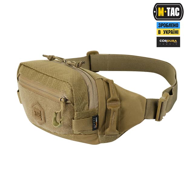 1 - Поясная сумка M-TAC  Waist Bag Elite Hex. Койот