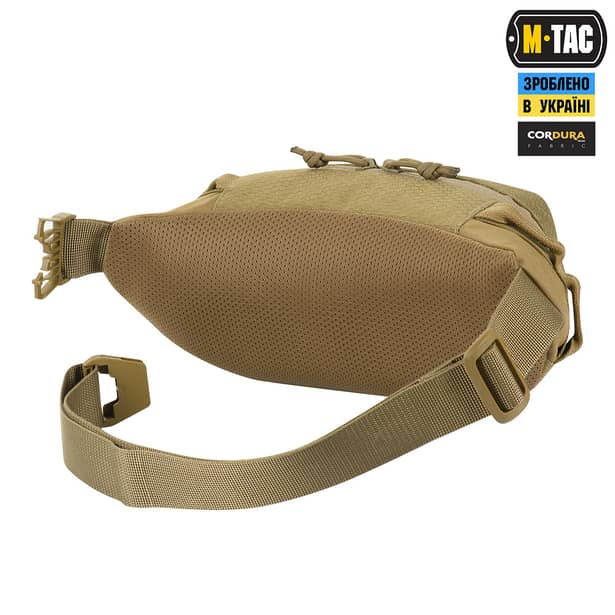 4 - Поясная сумка M-TAC  Waist Bag Elite Hex. Койот