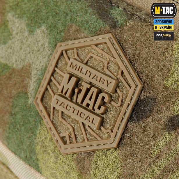7 - Поясная сумка M-TAC  Waist Bag Elite Hex. Мультикам-койот
