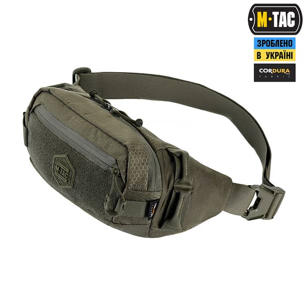 1 - Поясная сумка M-TAC  Waist Bag Elite Hex. Олива