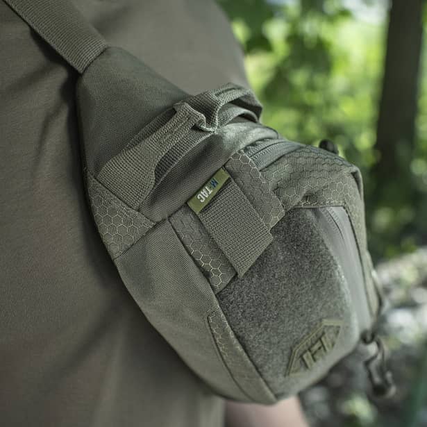 6 - Поясная сумка M-TAC  Waist Bag Elite Hex. Олива