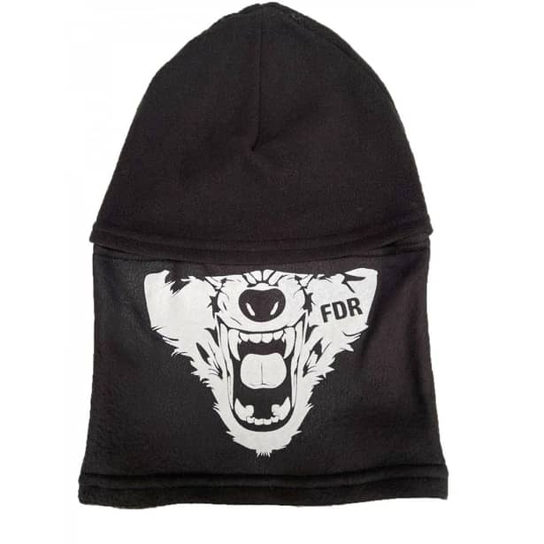 4 - Балаклава флісова Pancer Вовк. Чорний