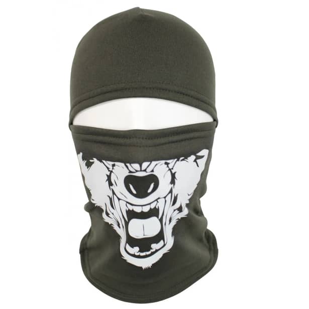 1 - Балаклава флісова Pancer Вовк. Олива