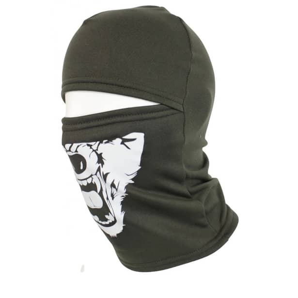 2 - Балаклава флісова Pancer Вовк. Олива